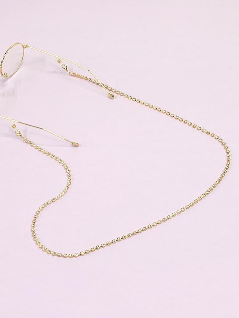 Women Rhinestone Diamond Eyeglass Chain Non-Slip Sunglasses Chain Glasses Chain 1PCS image number 4