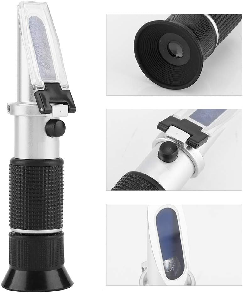 Fafeicy 3 in 1 Refractometer, Portable Hand Held Grape and Wine Alcohol Refractometer for Restautant, Vineyard, Chateau Wine, Family Dinner 0-25% Vol 0-40% 0-22 Dual Scale image number 4
