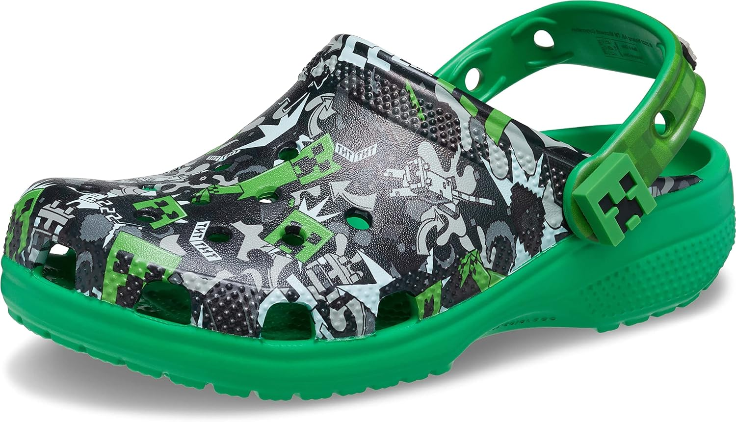 Crocs Unisex Children'S Minecraft Classic Clog K Wooden Shoes image number 3