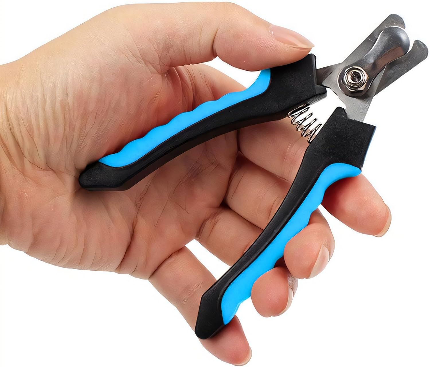Small Dog Nail Clippers, Cat Nail Clippers, Suitable for Rabbits, Birds, Etc. (Blue) - Red image number 5