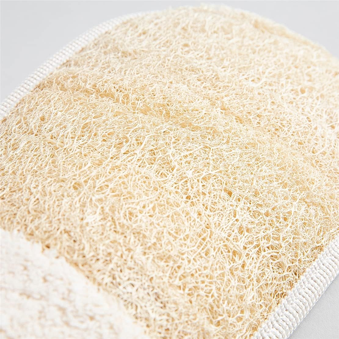 EUROPEAN M6 Loofah Exfoliating Body Scrubber - Dual Side Big Size Exfoliator Bath Sponge Glove, Natural Organic Large Luffa for Women and Men Deep Exfoliation Loofa Wash Mitt Fit Perfect in Your Hand image number 5