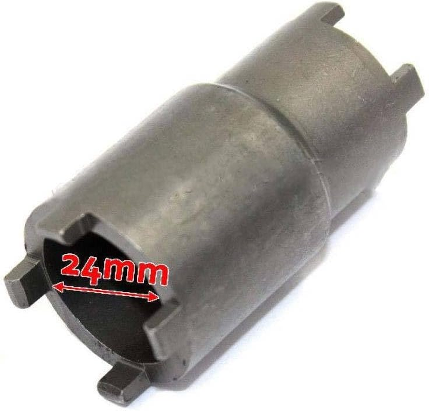 TDR Clutch Lock Nut Spanner Socket Tool 20Mm 24Mm Oil Filter Clutch Hub Remover for CRF250X 450R 600RR 250L ATV Dirt Trail Bike Motorcycle image number 2