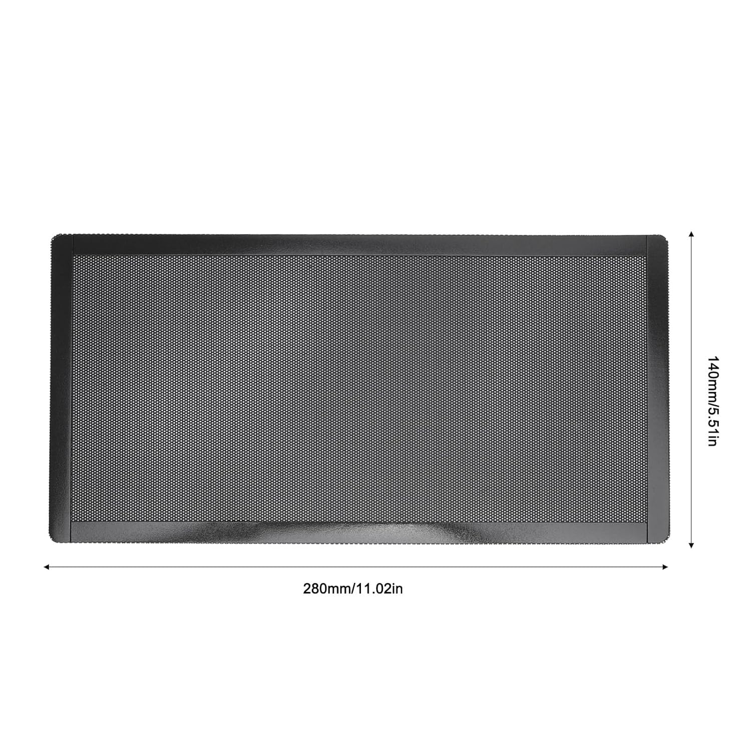 140X280Mm Fan Dust Filter Mesh, Strong Pressure Resistant Soft Magnetic PC Case Cooling Dust Filter, Improved Cooling Performance for Computer Power Supply image number 3