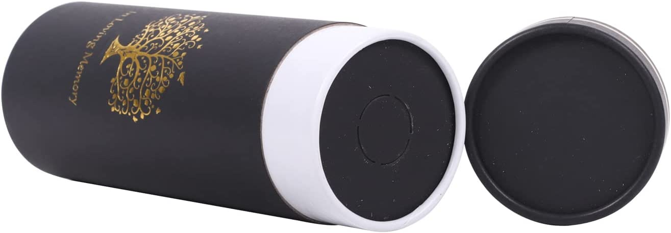 Eco Scattering Urn &ndash; Biodegradable Scatter Tube for Ashes - Cremation Urn for Human Ashes - Urns for Ashes Male Female (Set of 1, Black Tree) image number 5