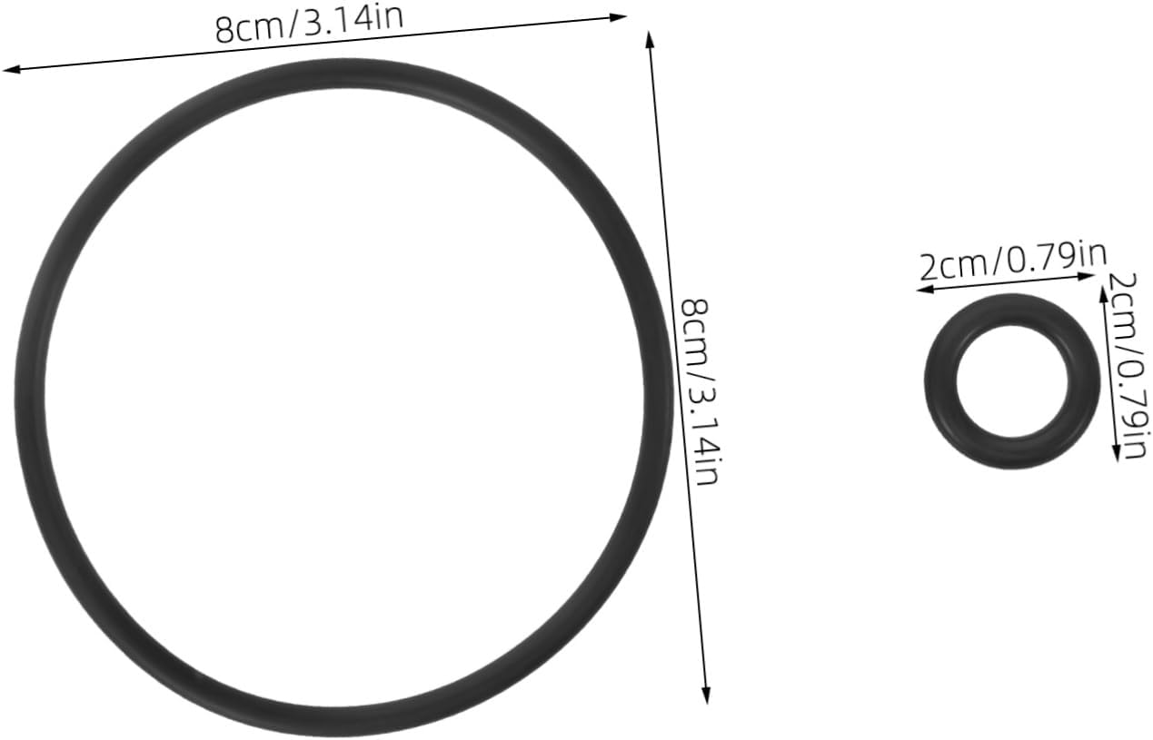 BESPORTBLE 15Pcs O-Shape Sealing Ring for Pool Diverter Valve Combination Valve Silicone Sealing Ring Compatible Pool Accessory for Maintenance image number 6