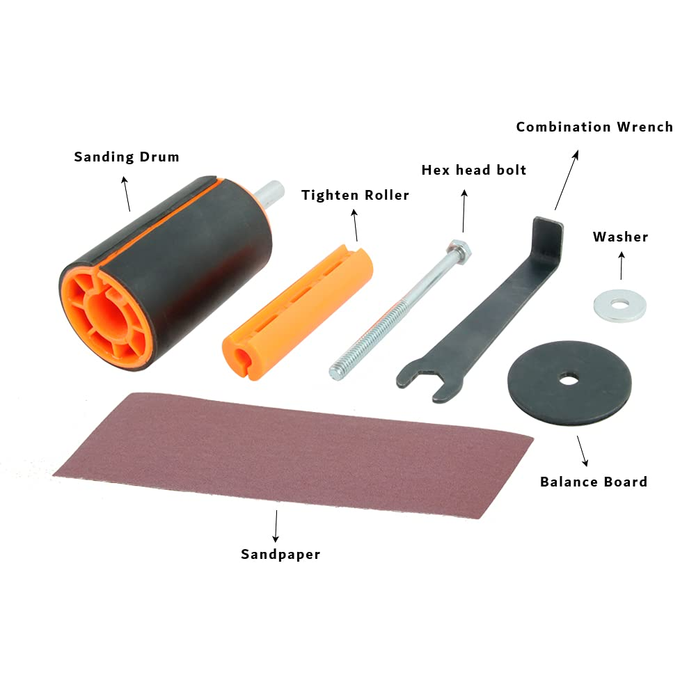 O'Skool 3 Inch Sanding Drum Kit for Drill or Drill Press image number 4