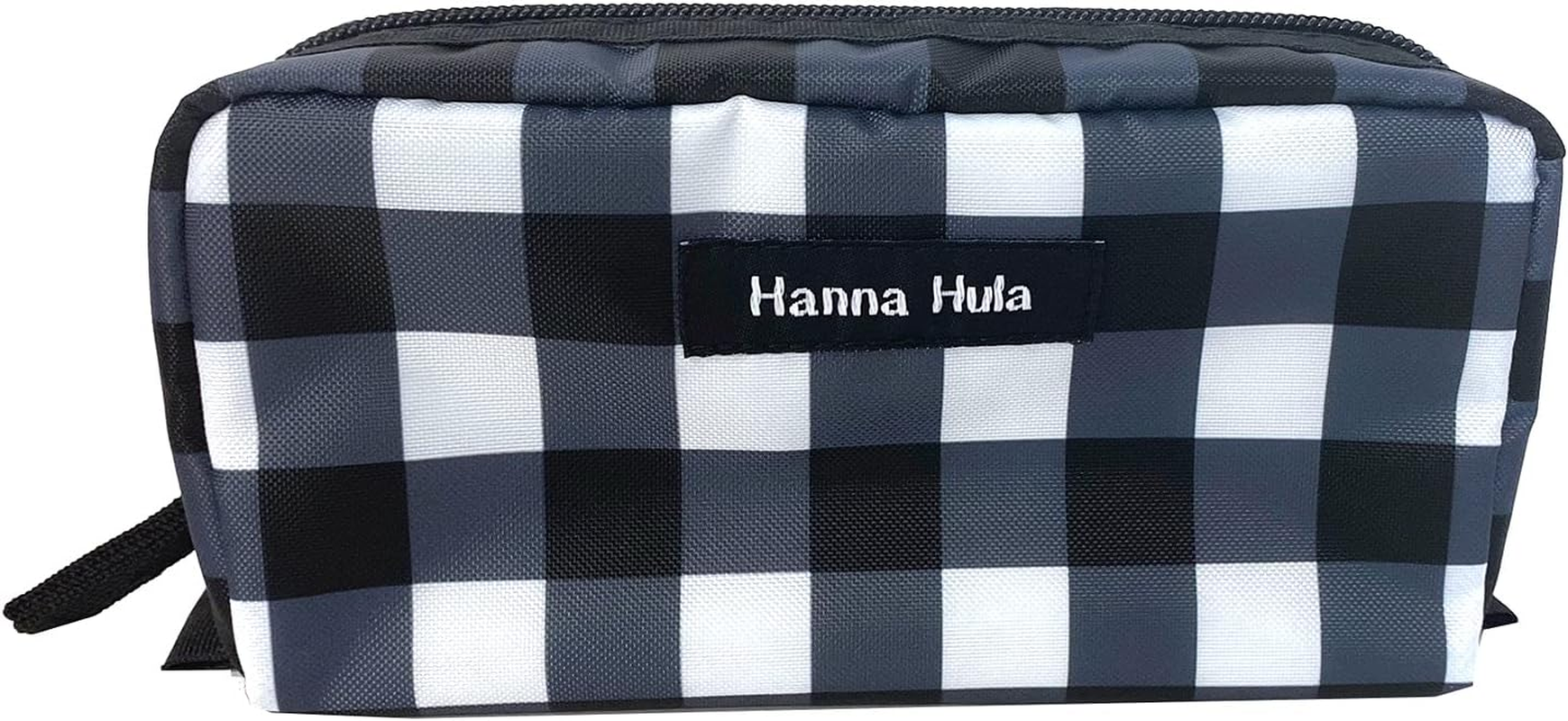 Hanna Hula CSP-SF-HW Single Zipper Pouch Hawaiian - Border Red image number 7