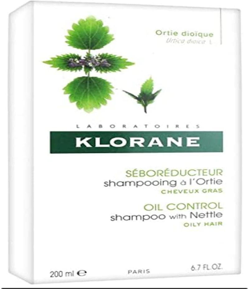 Klorane Oil Control Shampoo with Nettle Extract 200Ml Oily Prone image number 1