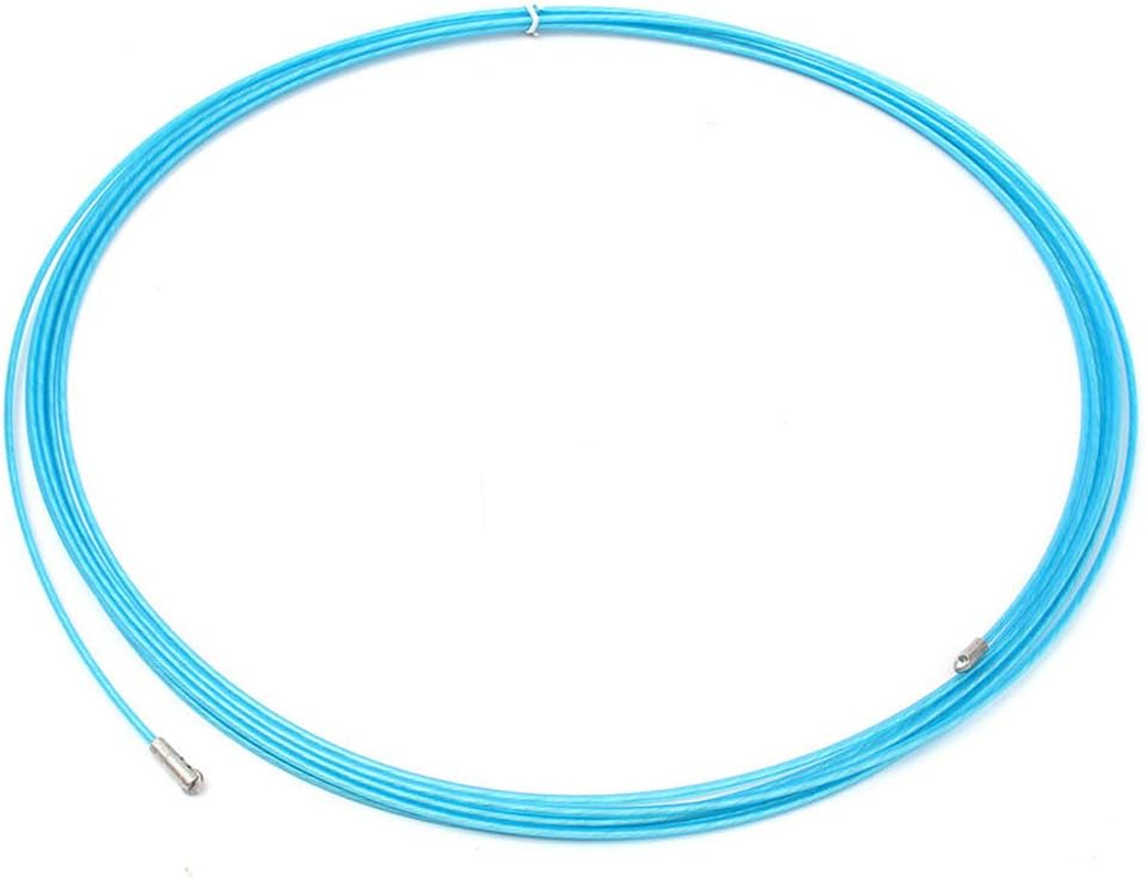 5M Fish Tape Wire Puller, Electrical Wire Threader Cable Lead Puller Pulling for Wiring Installation of Telecommunications Floor Ducts (Blue) image number 3