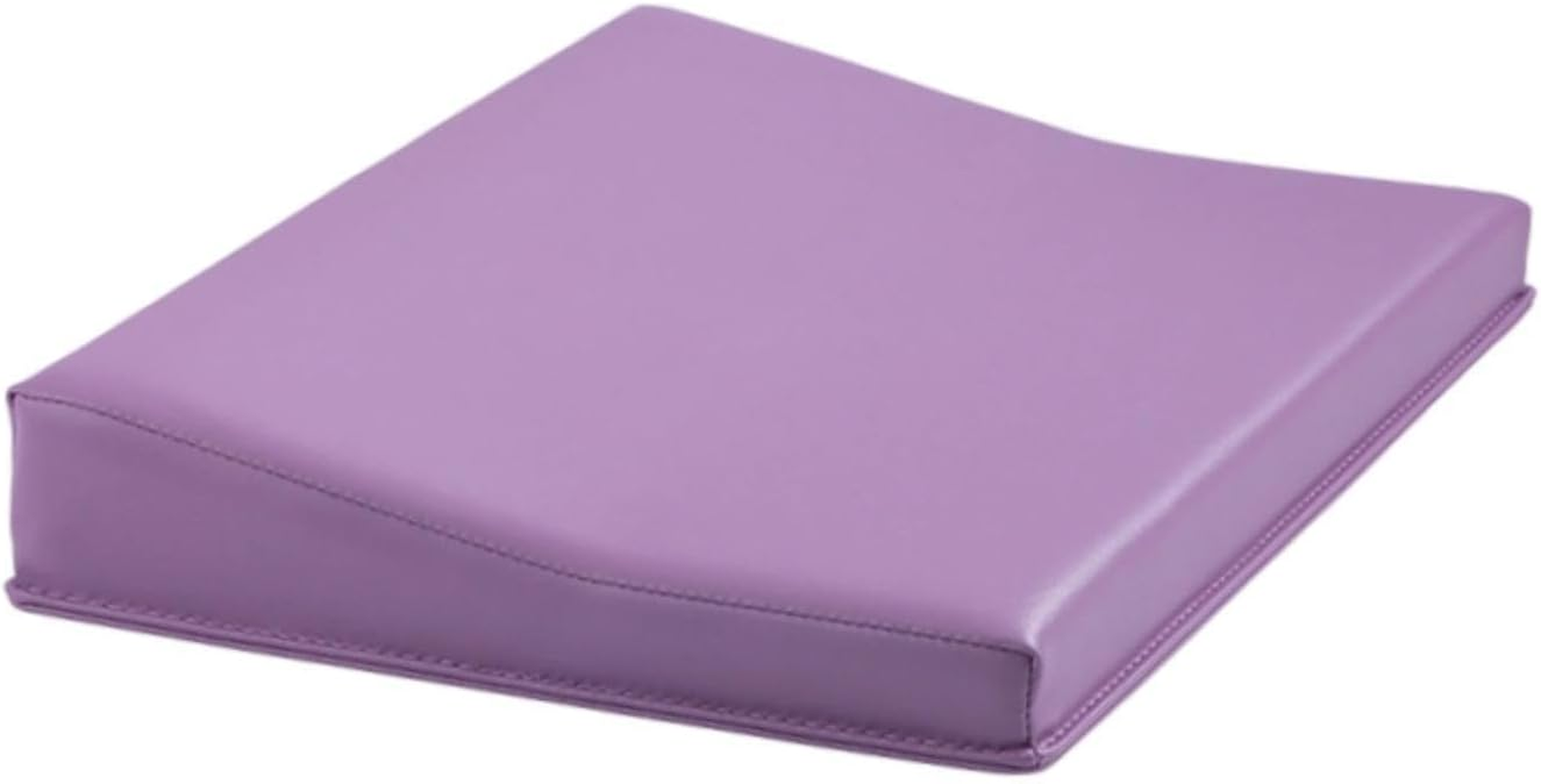 Eigell Nail Armrest,Nails Table Elbow Pad Waterproof Sponge Filler Hand Rest Manicure Hand Rest Pillow Cushion for Salon Nail Tech, Violet