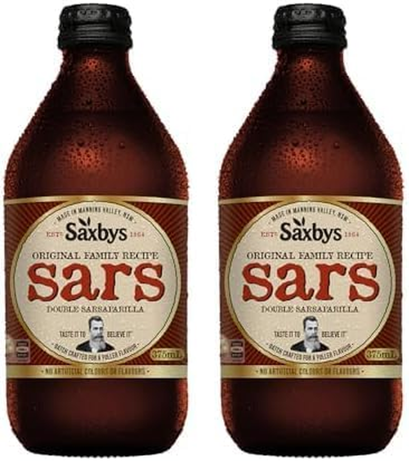 Saxby'S Double Sarsaparilla 8 Pack X 375Ml