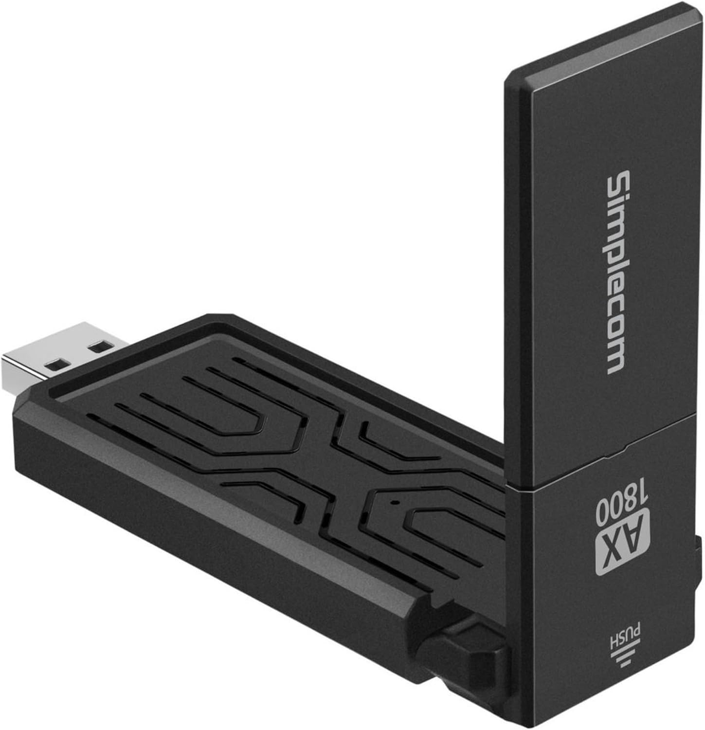 Simplecom NW812 AX1800 Dual Band Wifi 6 USB Adapter with Foldable Antenna