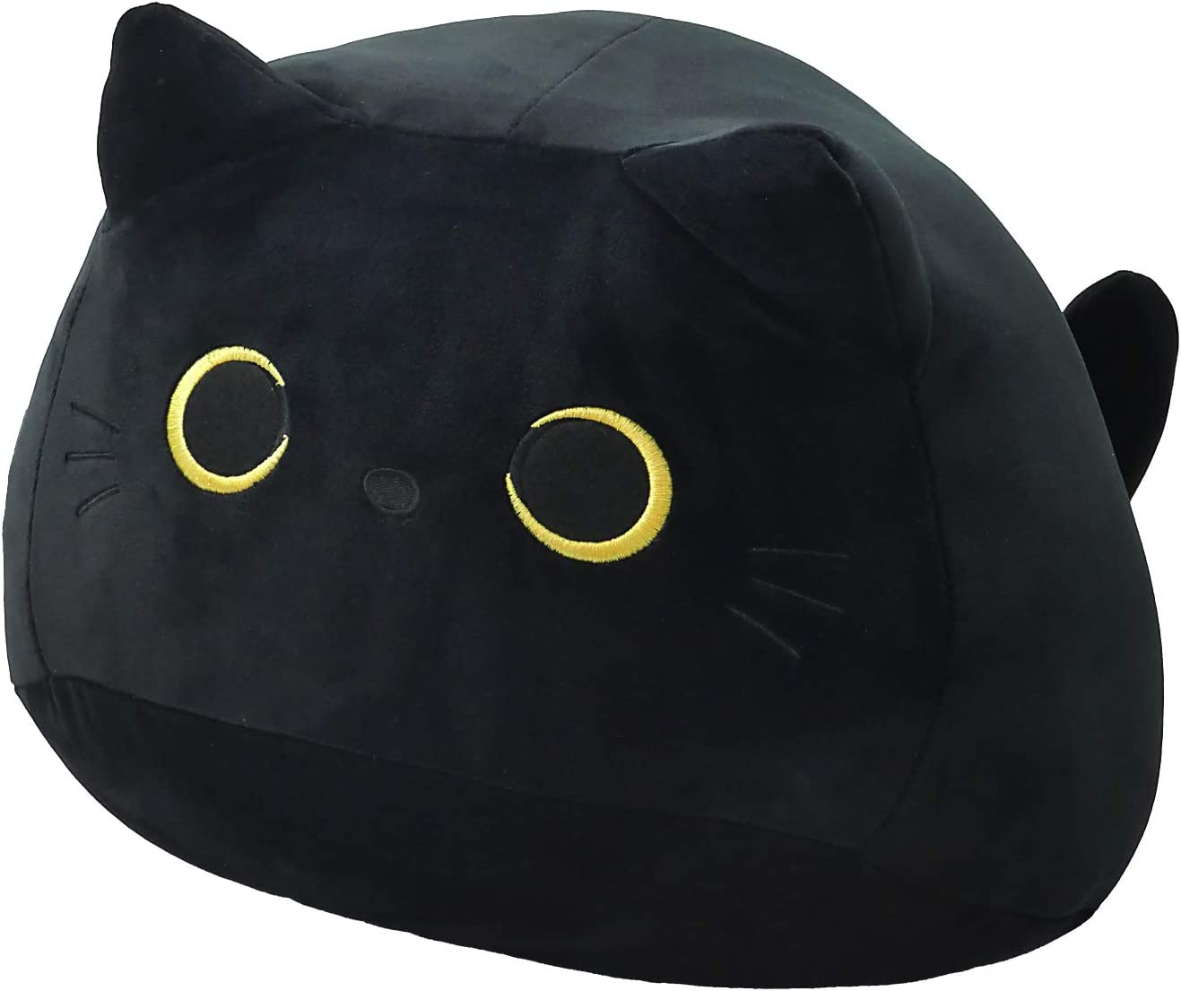 Bettli Very Soft Cute Black Cat Kitten Big Hugging Pillow Plush Stuffed Animal 18Inches