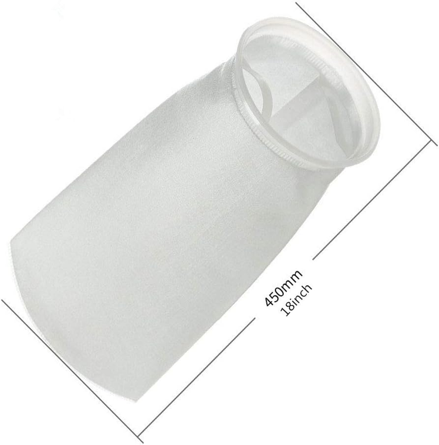 7 Inch Ring by 18 Inch Long Filter Sock Bags 1 Micron, 5 Micron, 50 Micron, 100 Micron - Aquarium Felt Fabric Sump Filter Bag - 1 Pack (10 Micron Micron) image number 4