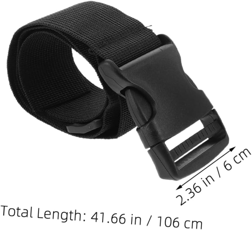 Ibasenice 2Pcs High Strength Luggage Strapping Shoulder Fixation Fanny Pack Straps for Travel