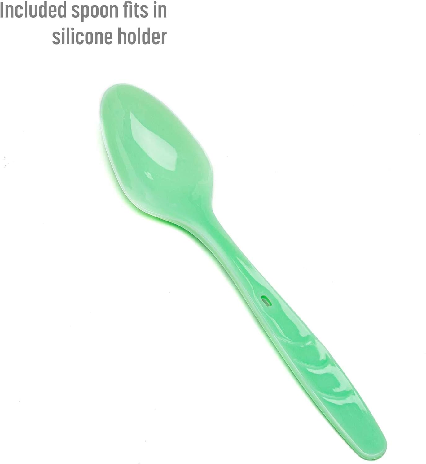 Goodful Double Wall Insulated Yogurt Container, Leak Proof Food Storage, Snack Container with Reusable Plastic Spoon, Microwave Safe, Dishwasher Safe, Freezer Safe, 14-Ounce, Green image number 6