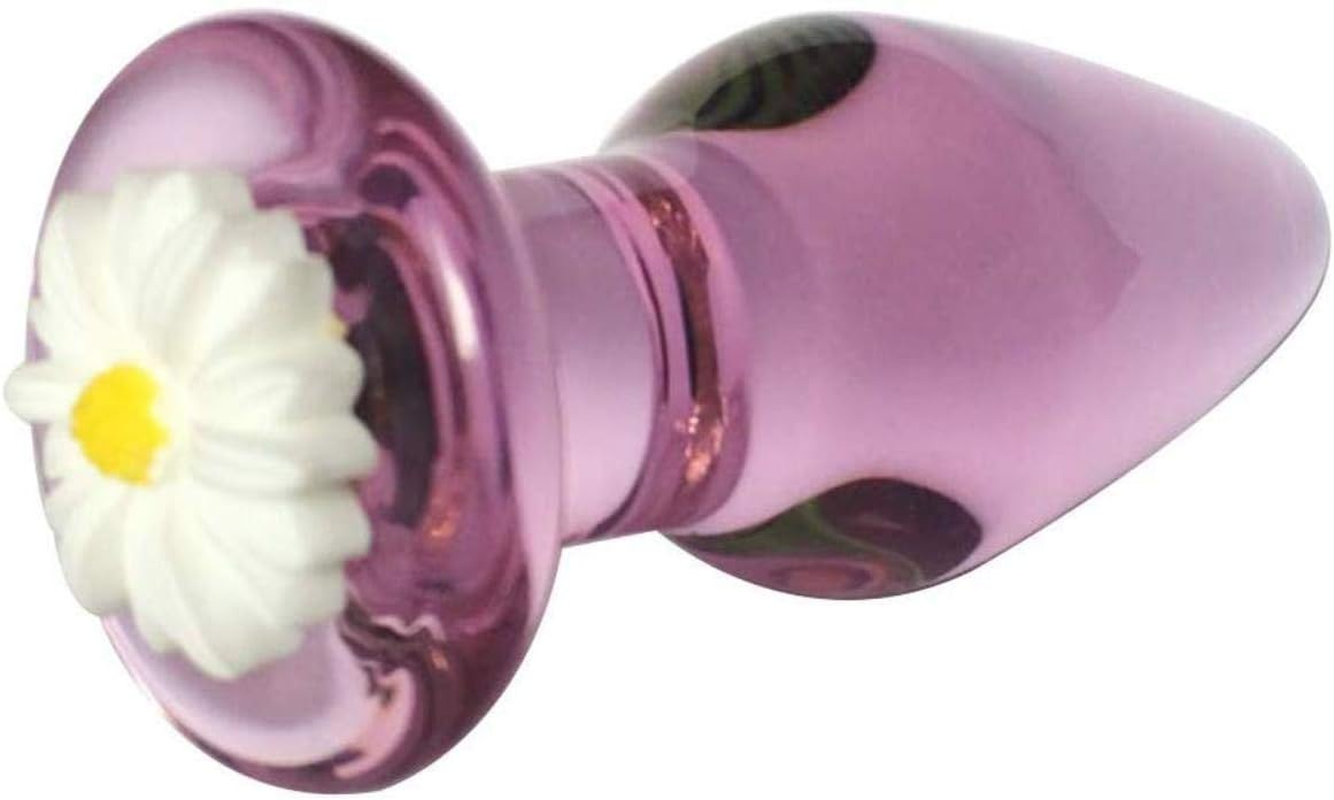 Chrysanthemum Glass Anal Bead Plugs Crystal Ball for Male Female Pleasure image number 1