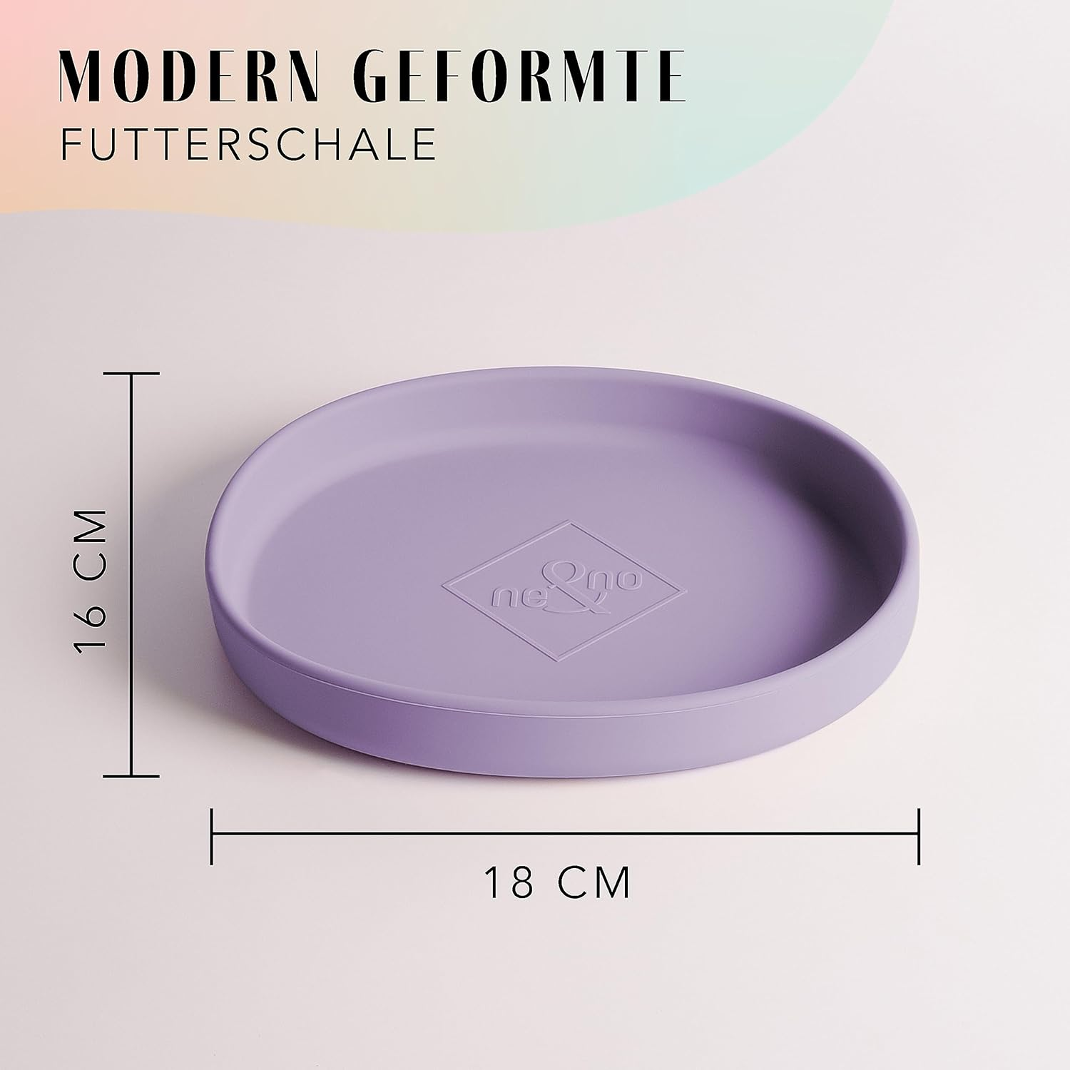 Ne&No Nala Collection Feeding Bowl for Cats Flat Cat Bowl Silicone Bowl Wide Feeding Bowl Cat Cat Bowl Silicone Bowl Cat Food Plate image number 6