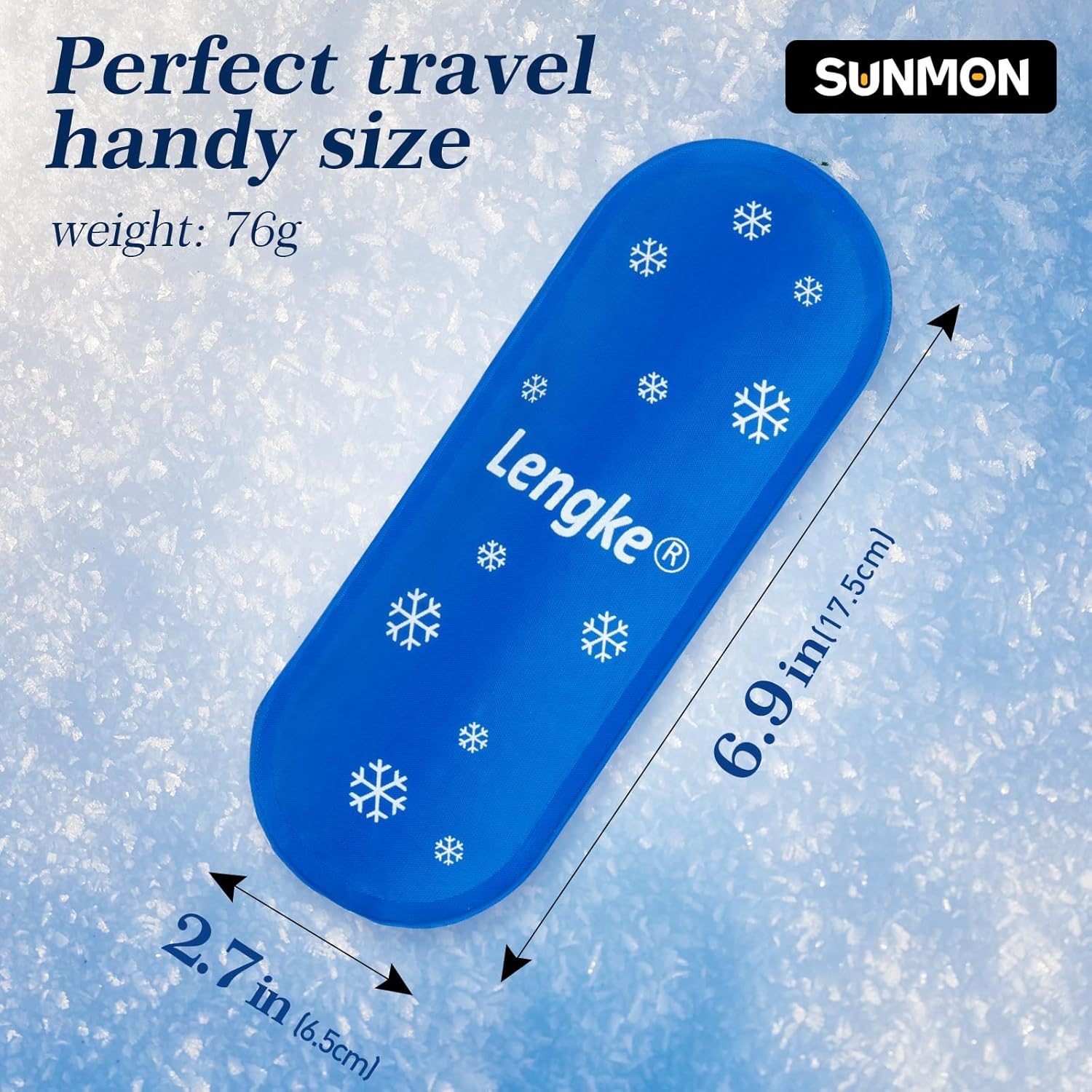 SUNMON TSA Approved Ice Packs - Insulin Cooler Travel Case Ice Packs for Medications Refrigerated (2 Packs) - Black image number 5