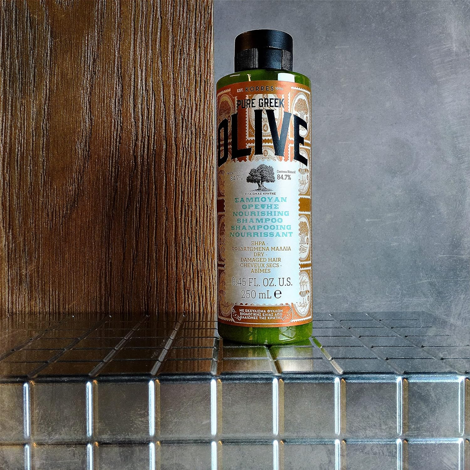 Korres Pure Greek Olive Nourishing Shampoo for Dry Dehydrated Hair - 250Ml/8.45Oz image number 2