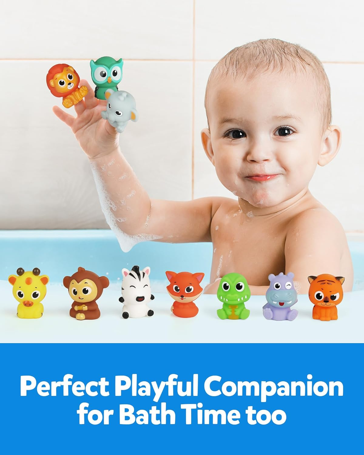 Coogam Fine Motor Skill Toys for Toddlers, 10Pcs Surprise Animals Finger Puppets Treasure with Number Locks, Matching Color Sorting Pirate Hunt Game, Learning Montessori for 3 4 5 Year Old image number 5