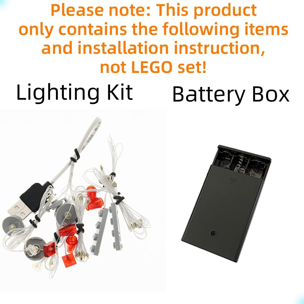 GEAMENT LED Light Kit Compatible with  Ghostbusters ECTO-1 - Lighting Set for Creator 10274 Building Model ( Set Not Included) image number 1