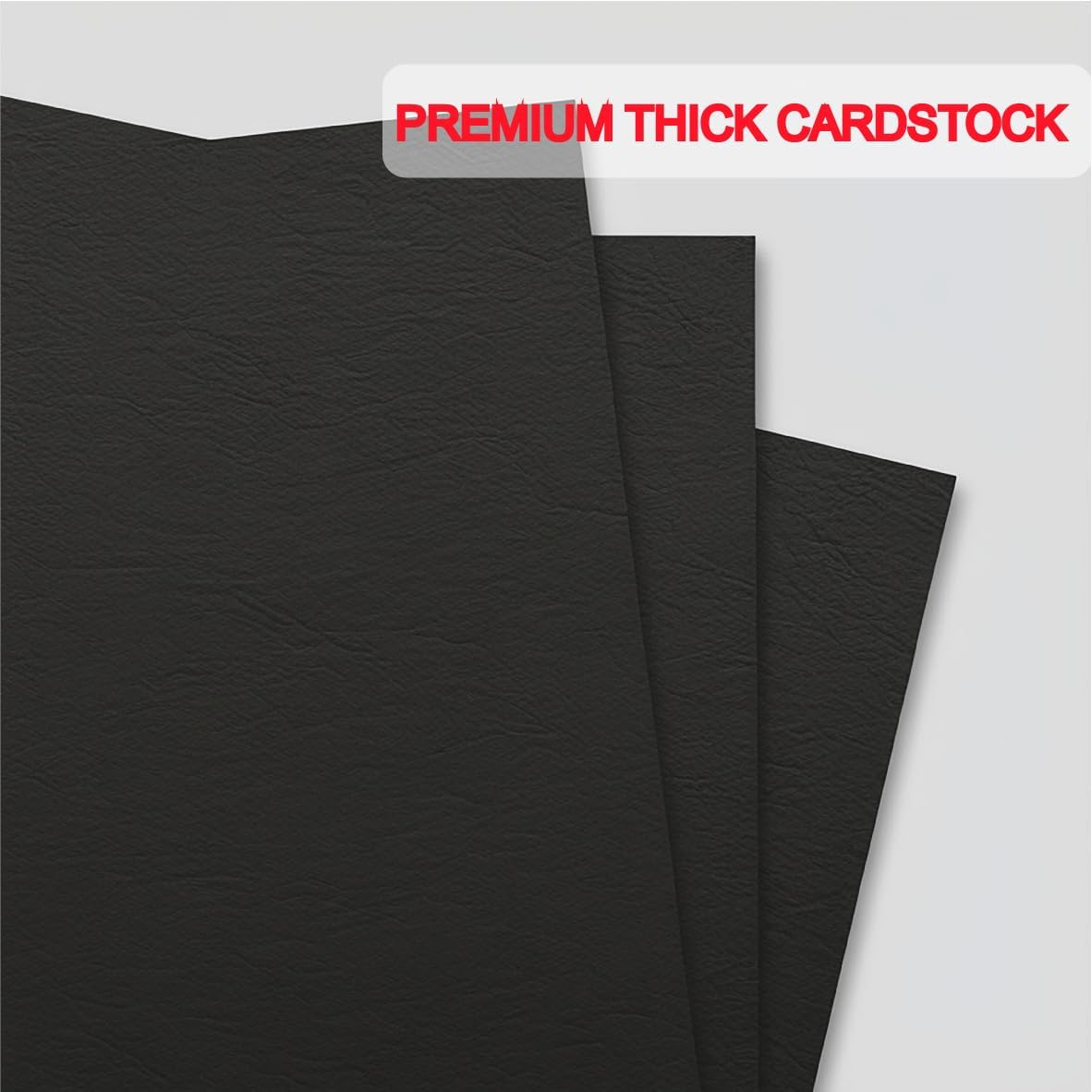 50 Sheets A4 Black Cardstock Paper for DIY Projects and Crafts - 250Gsm Thick Black Cardstock for Printing, Drawing, and Invitations. Size 297X210Mm, Compatible with Laser and Inkjet Printers image number 5