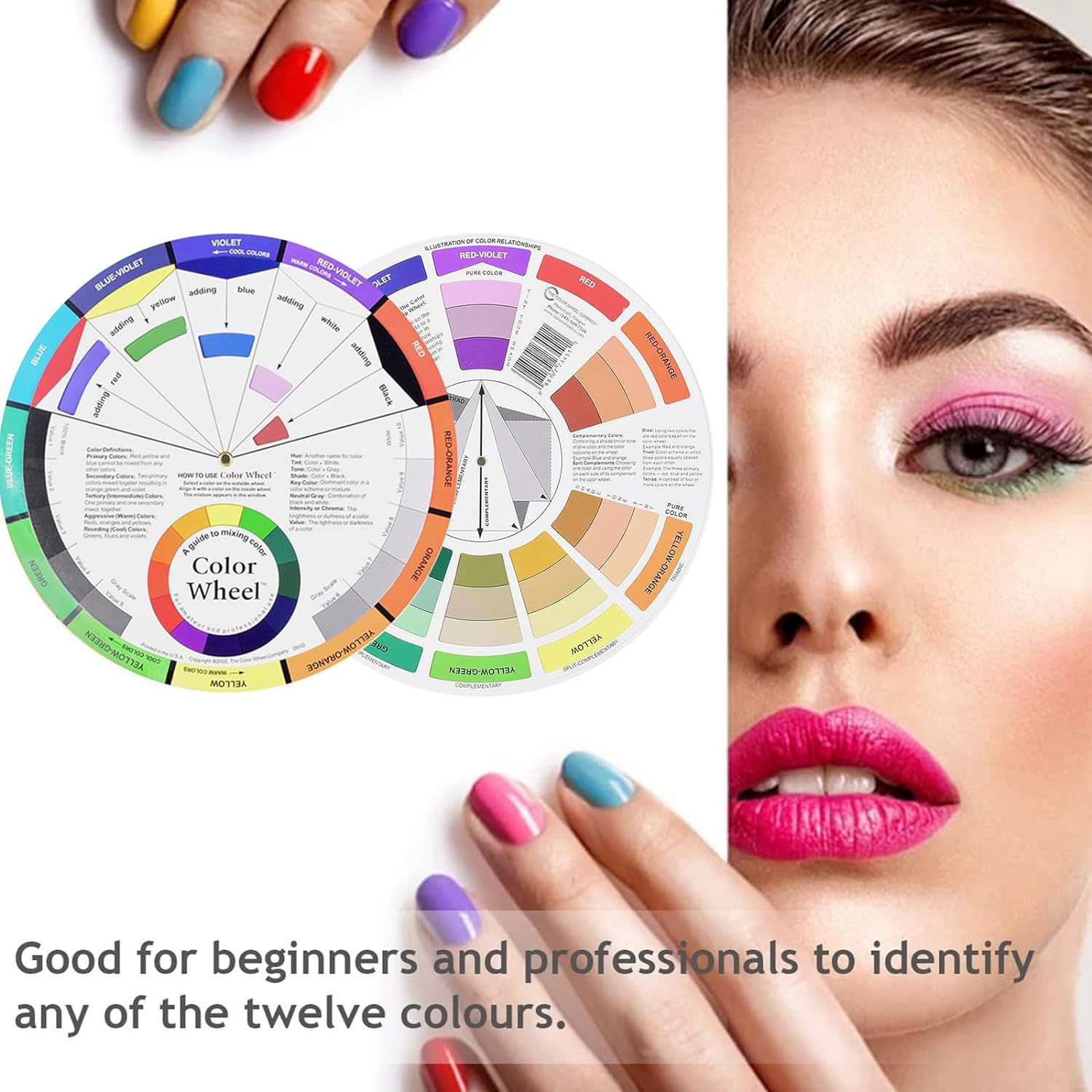 Color Wheel - 3Pcs Creative Color Wheels, Color Wheels for the Artist, Art Class Teaching Tool, Color Mixed Guide image number 3