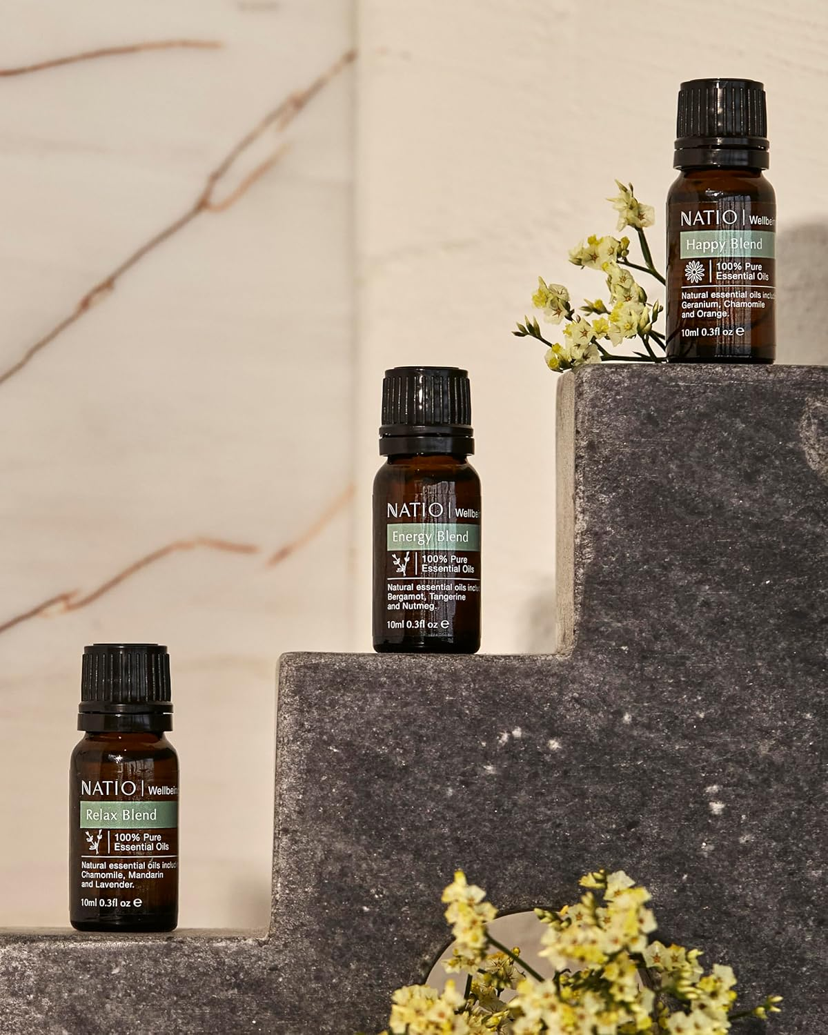 Natio Pure Essential Oil Blend, Energy 10 Ml, Energy, 10 Ml