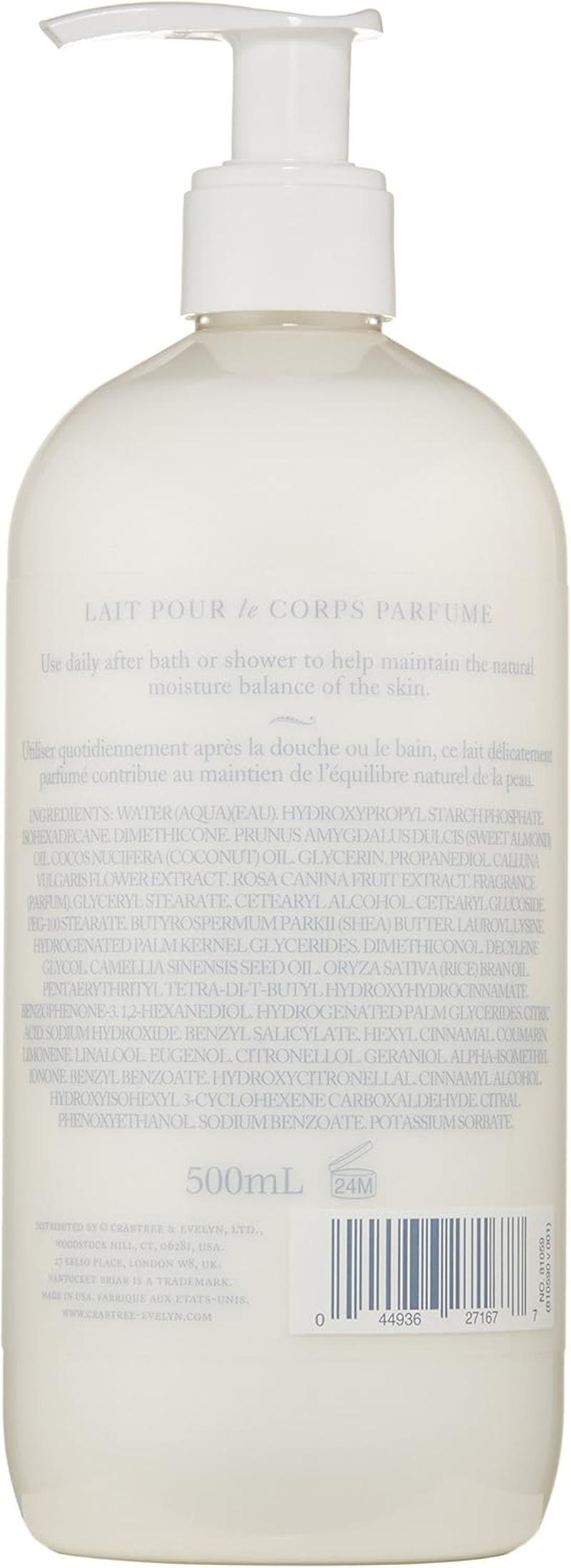 Crabtree & Evelyn Scented Body Lotion Nantucket Briar 16.9 Fl. Oz.