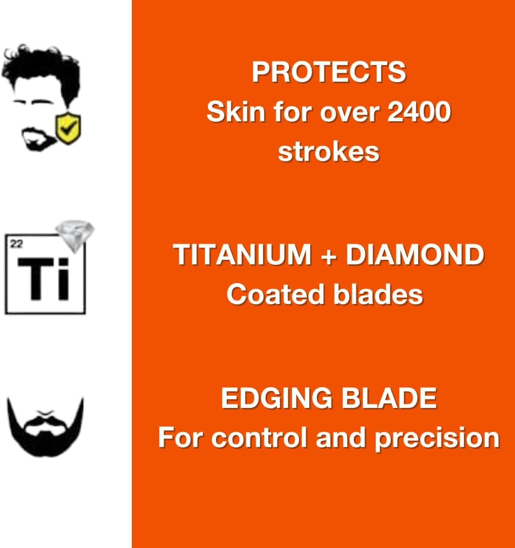 Schick - Quattro Titanium 4 for Men | Razor Blade Refills | 4 Pack | Titanium & Diamond Coated Blades