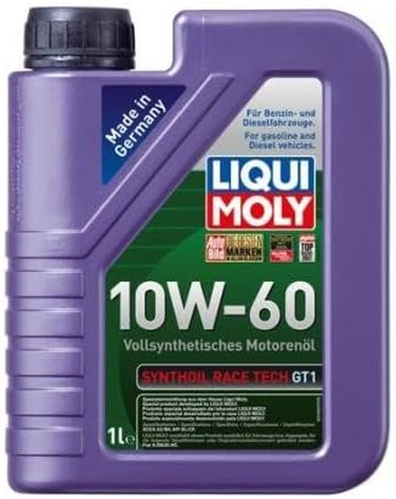 LIQUI MOLY Synthoil Race Tech GT1 10W-60 | 1 L | Fully Synthetic Engine Oil | SKU: 8908 image number 1