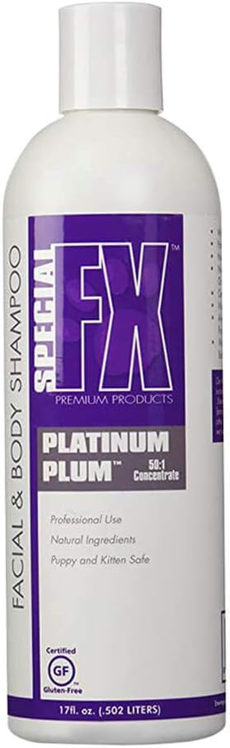 Platinum Plum Facial & Body Shampoo 50: 1 17 Oz