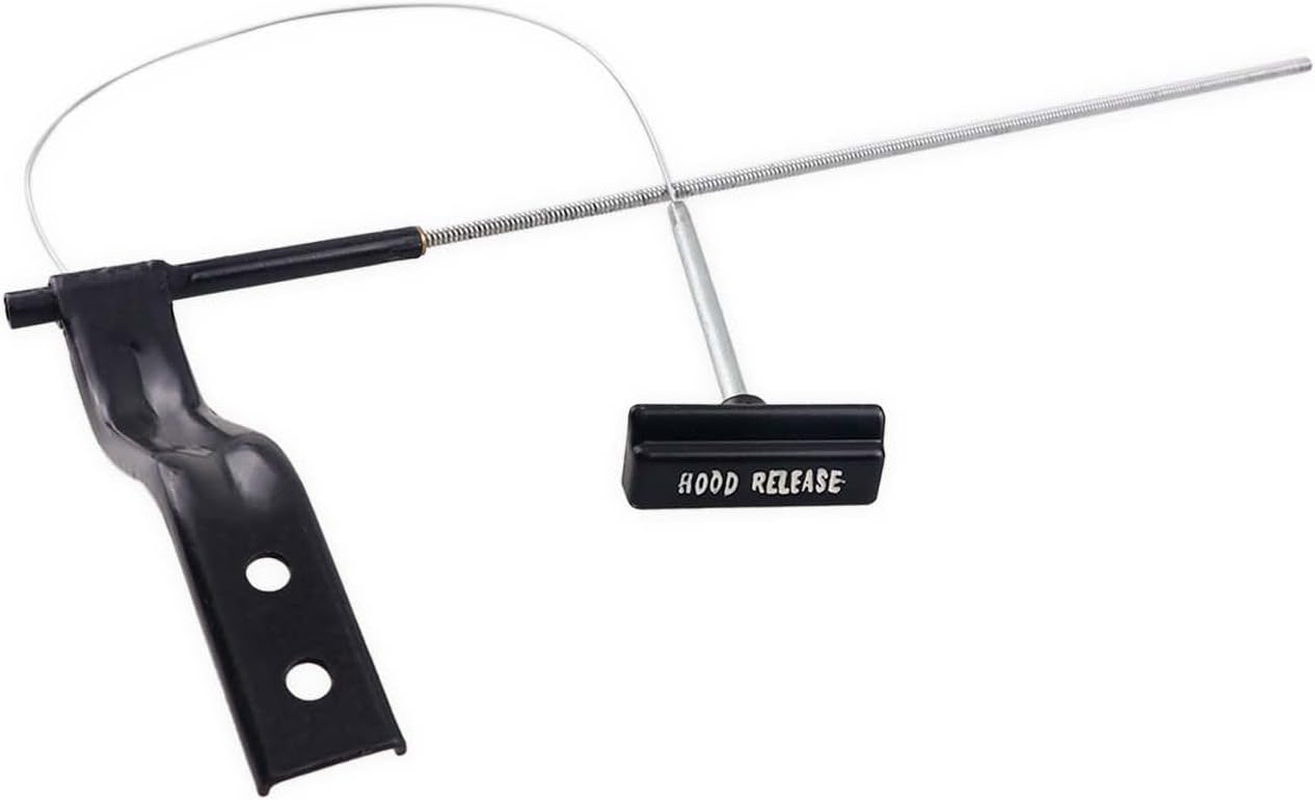 OLIMPOCICLI Hood Release Cable Assembly with Handle Fits for 1968-1976 C3 Corvette - Iron Wire image number 3