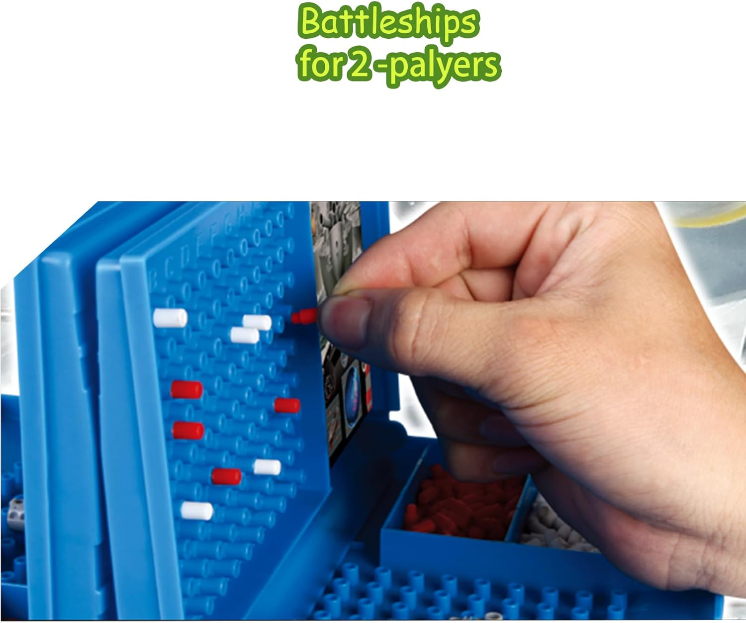 ZUNIPLEX Battleship Classic Board Game - Strategy Game for the Whole Family from 5 Years (Blue) image number 5