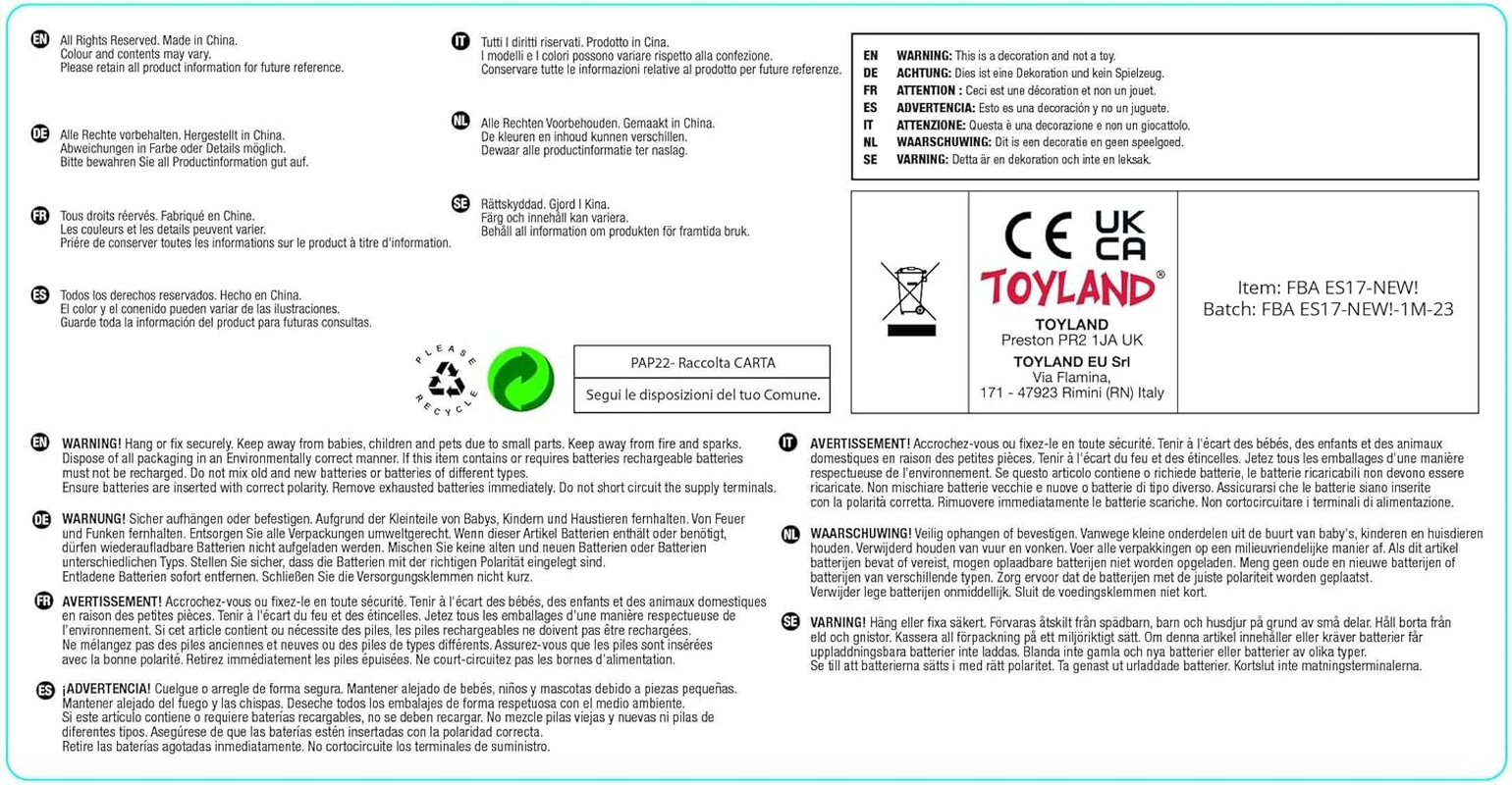10 X Deluxe Large Christmas Crackers - Red, Green and Gold with Holly Design image number 5