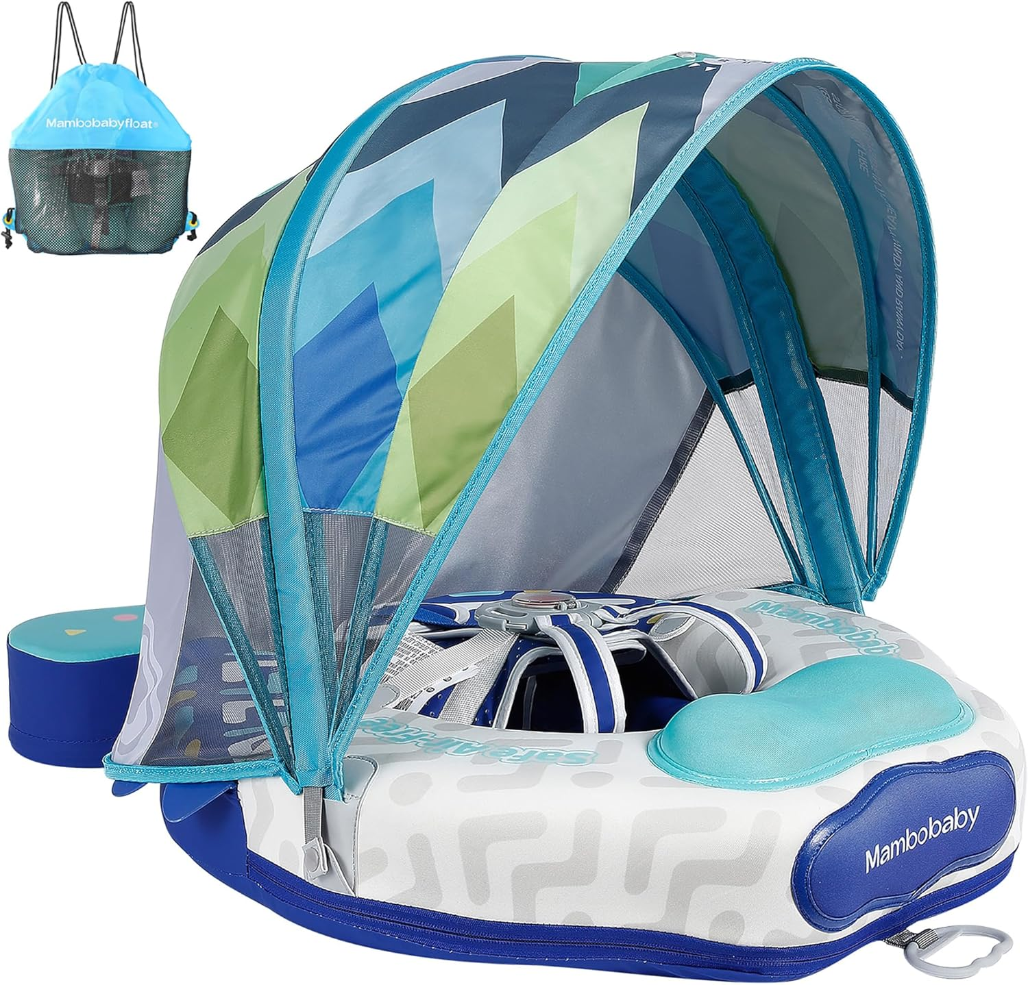 Upgrade Mambobaby Float for Infant Waist Swimming Ring Swim Trainer Life Vest Non-Inflatable Floats Toys with Adjustable Safety Strap