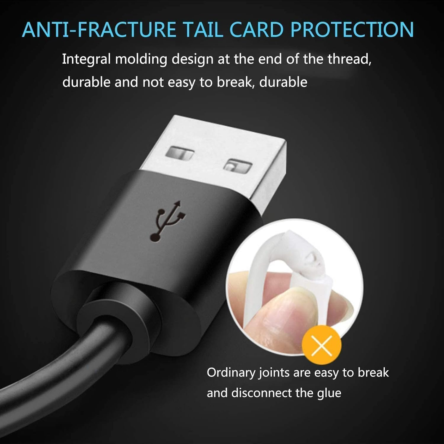 10FT Micro USB Power Cord Compatible with Amazon Fire TV Stick, Fire TV Cube &ndash; Extra Long Charger Cable for Streaming Media Player image number 2