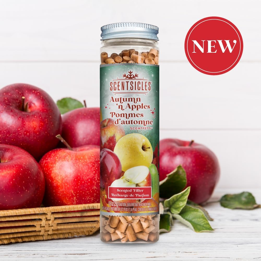 Scentsicles Scentfetti Scented Paper Filler, Autumn N Apples, 125G Bottle (2 Pack) image number 5