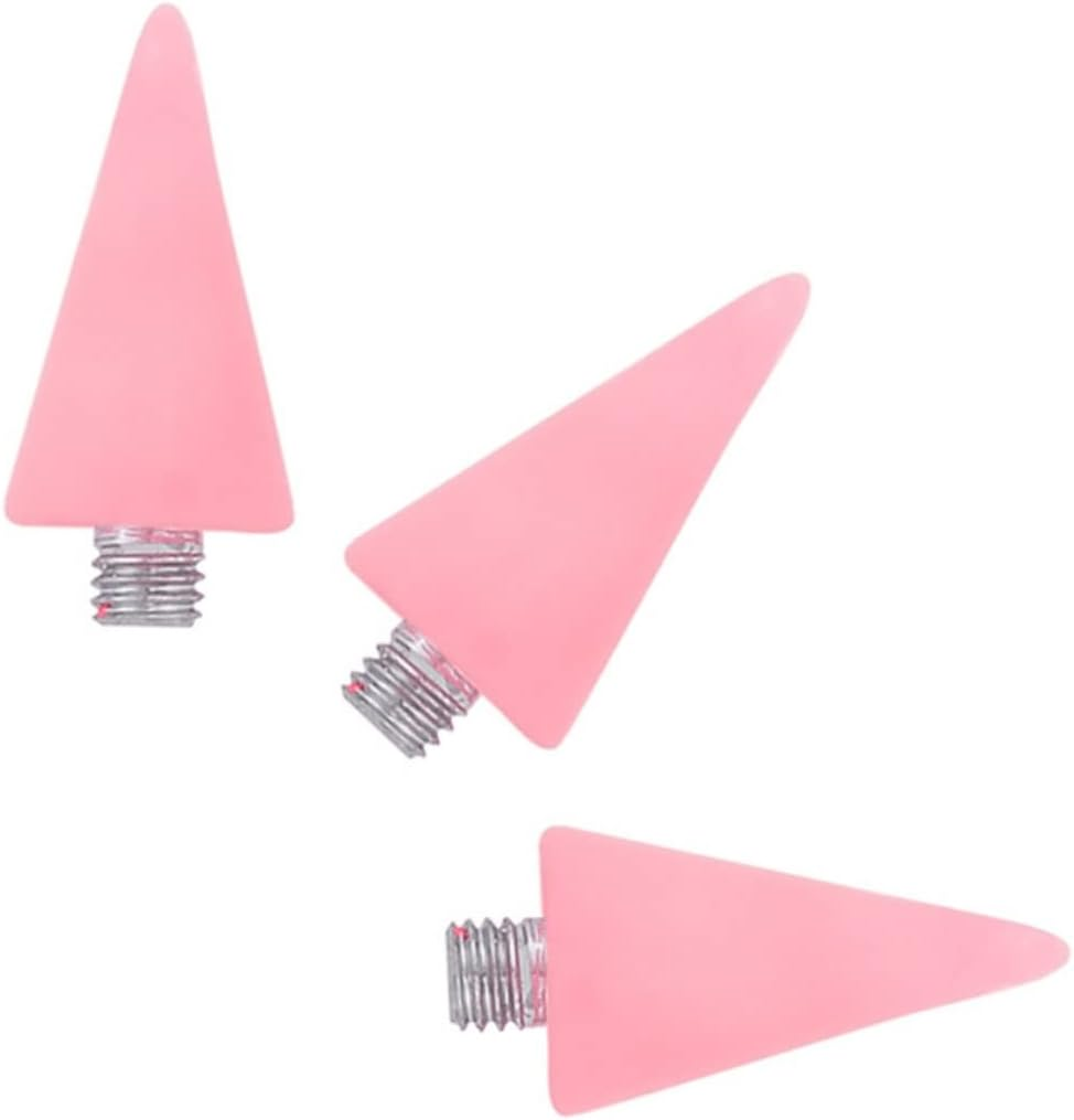 Baluue Acrylic Dotting Pen Replacement Head Set 3Pcs Green Nail Art Tools for Manicure Wax Head Dotting Pen for Rhinestones Picking and Diy Nail Designs