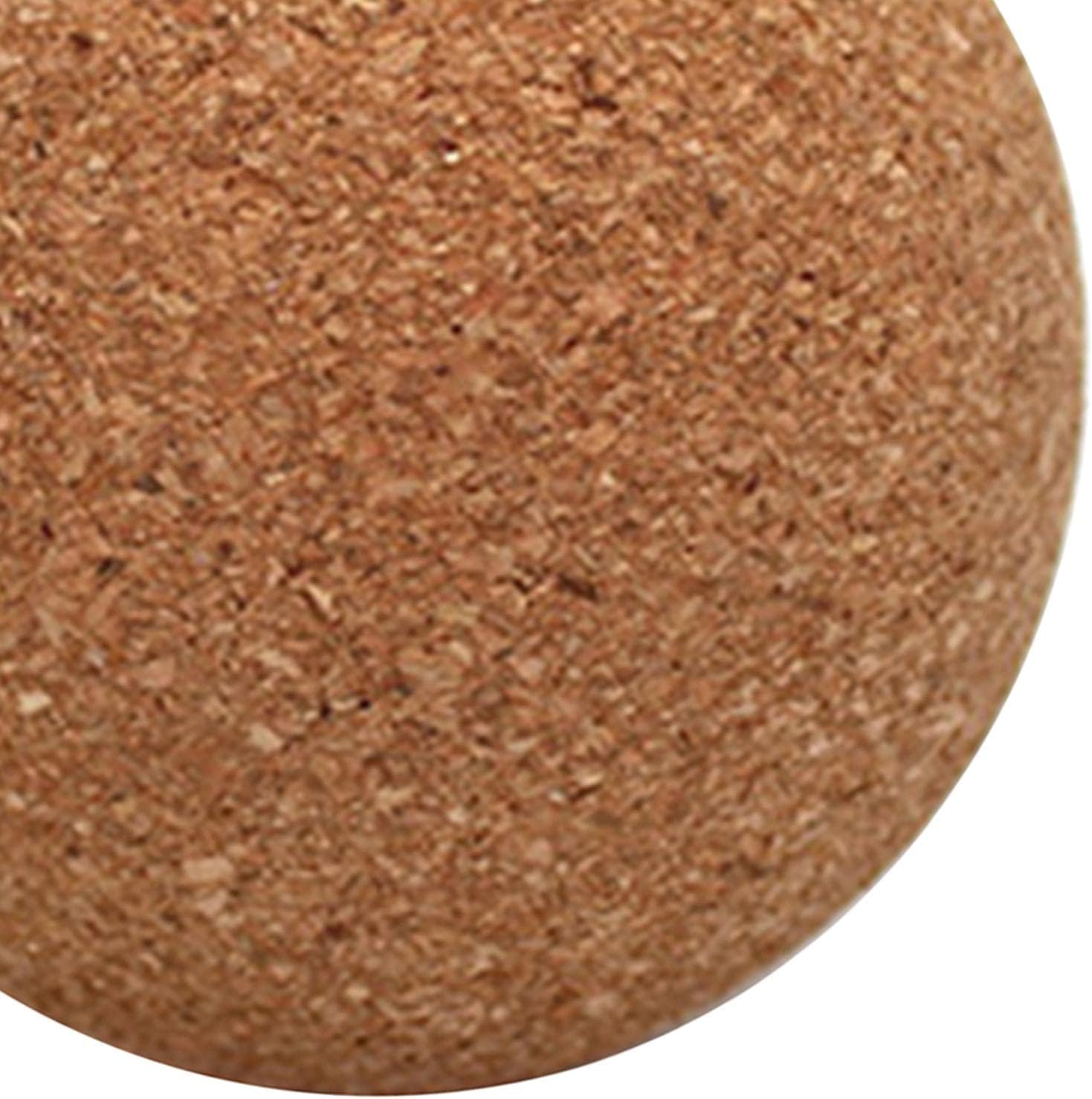 Cork Fascia Balls Roller Lightweight Accessories for Fitness Trainers Washable Manual Massage Ball for Training Sports Gym, 5Cm image number 2