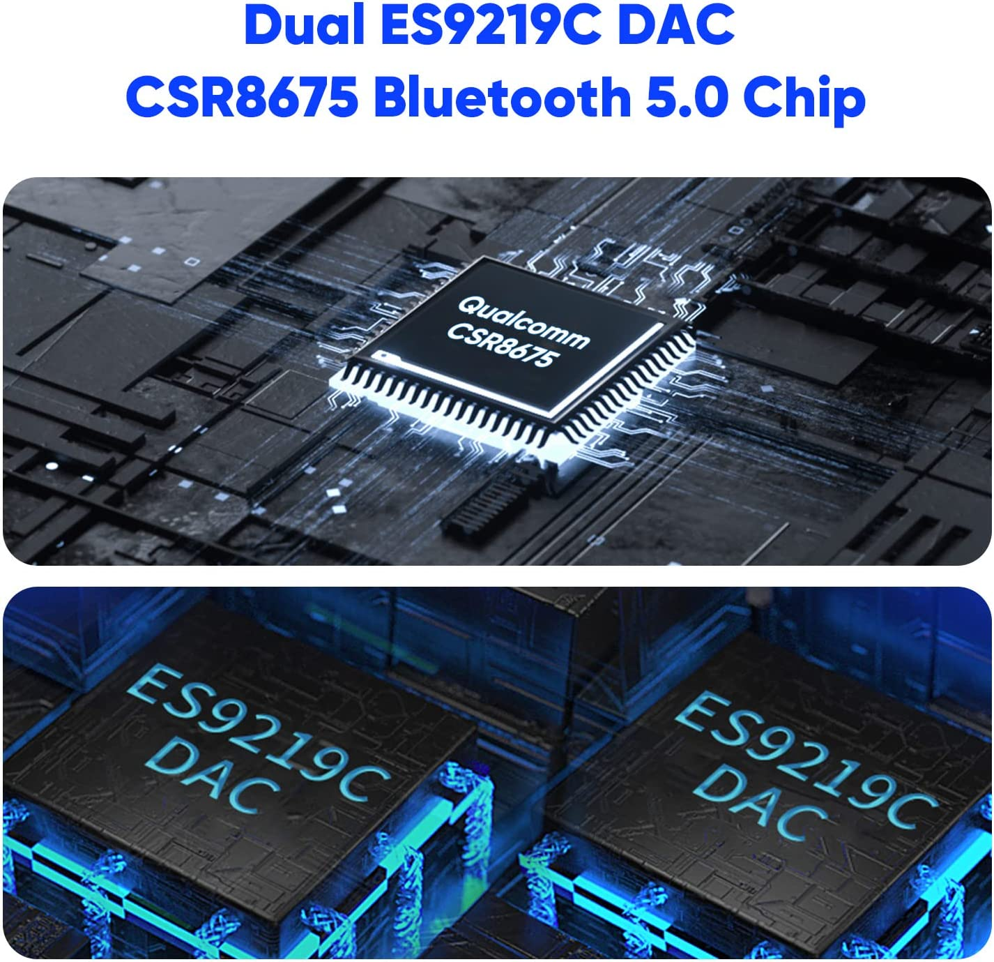 Shanling UP4 2022 Portable Balanced Bluetooth USB DAC Headphone Amplifier 2 X ES9219C DAC CSR8675 Chip 2.5Mm Balanced 3.5Mm Single Earphone Jack High Low Gain NFC HD Calling for Phone/Tv/Tablet/Pc/Car image number 3