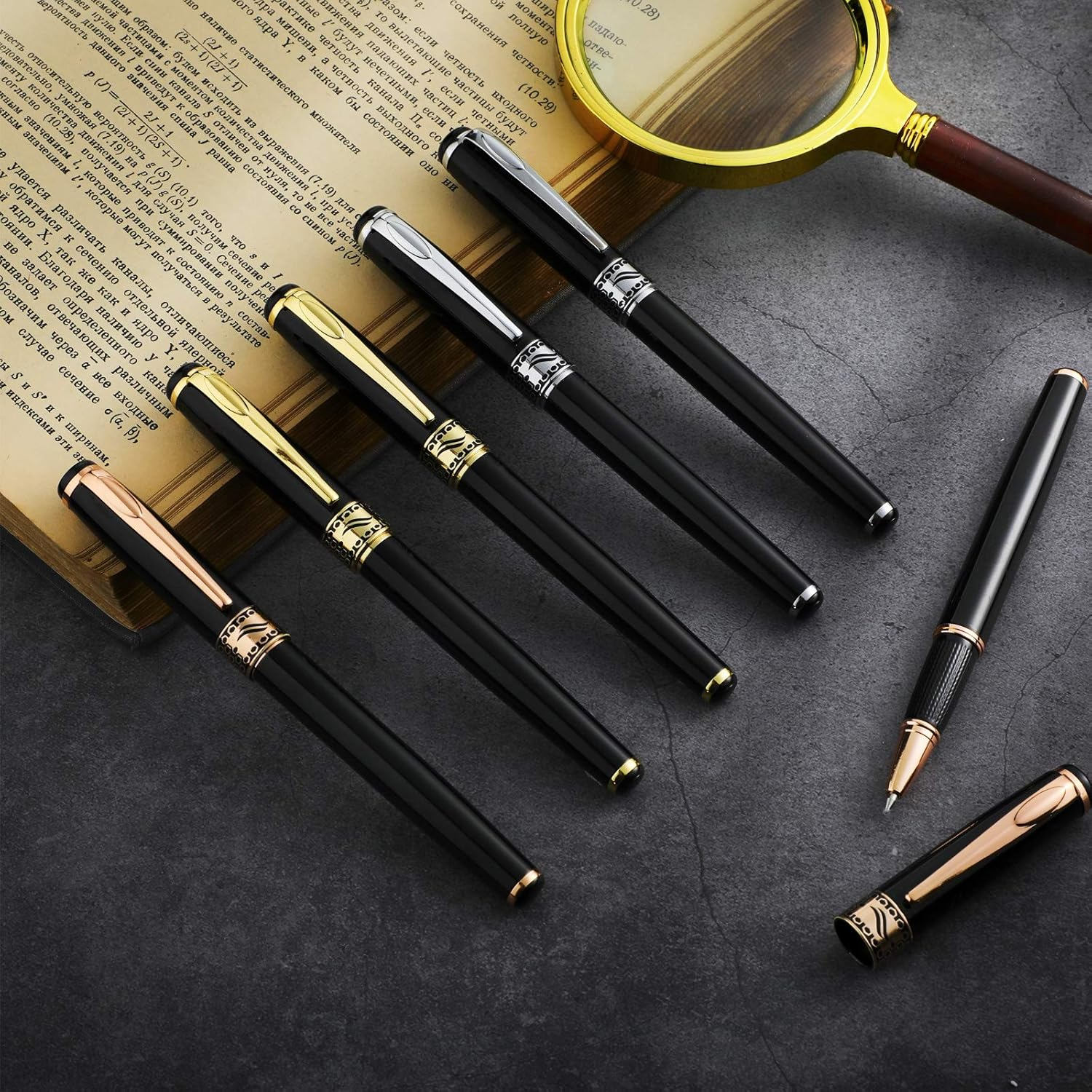 Tenare Weighted Pens for Hand Tremors Black Ink Heavy Pens Weighted Writing Tools for Hand Tremors, Low Dexterity, Weak Grip Strength, Parkinson'S Patients, Elderly Adults, 3 Colors(3 Pieces) image number 6