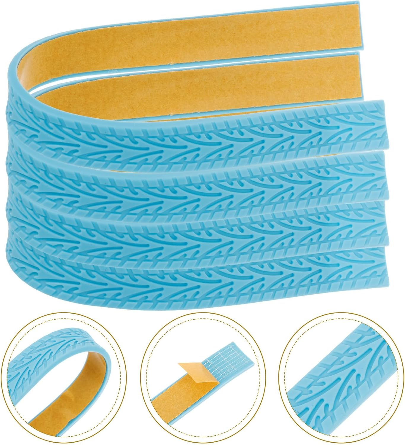 CTIRCHIU 4Pcs Silicone Suitcase Wheel Covers Luggage Wheels Protectors Noise-Reducing Travel Caster Covers Floor Protectors for Suitcase image number 2