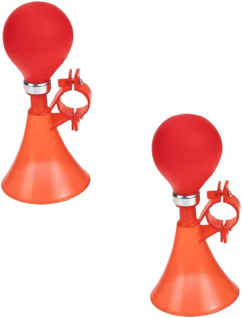 2Pcs Bicycle Horn,Kids Bike Horn,Small Air Squeeze Honking Horn,Scooter Horn Children'S Bell Plastic Vintage,Handlebar Bicycle Horn,Snail Air Horn for Girls or Boys