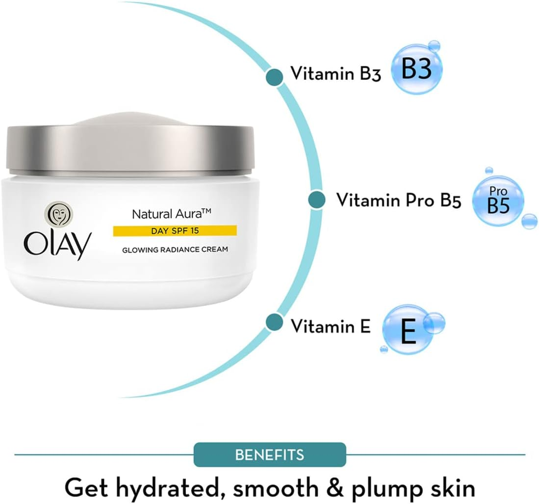 Olay Natural White Glowing Fairness Cream Day SPF 24, 50G image number 6