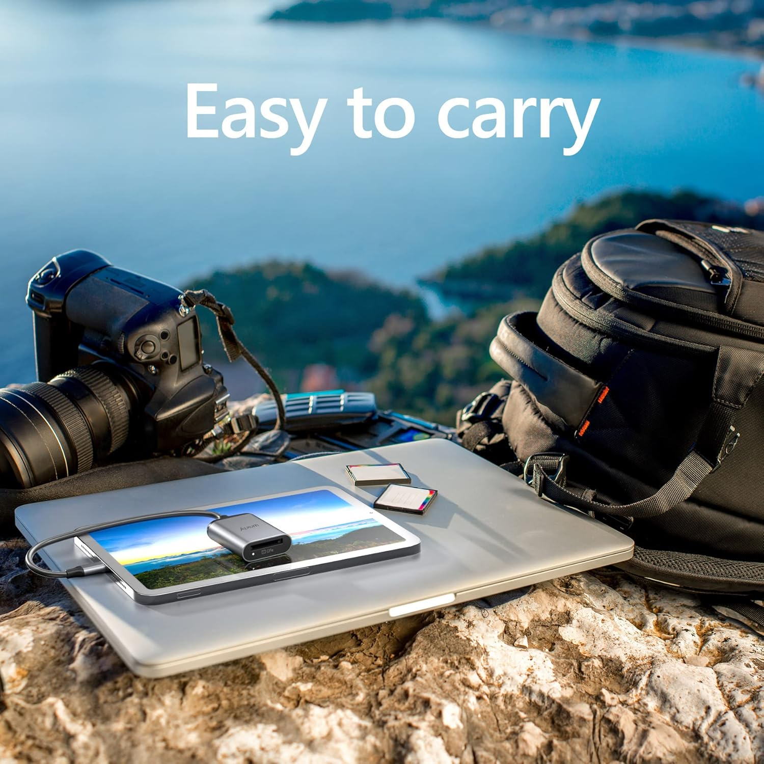 Alxum Cfexpress Type a Card Reader USB 3.1 Gen 2 10Gbps Cfexpress Portable Card Reader Aluminum for Professional Filmmakers Photographers Vloggers Support Android/Windows/Mac OS image number 5