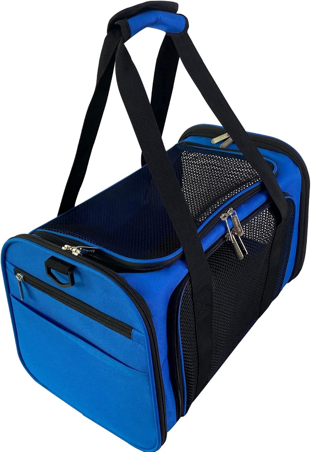 Mr. Peanut'S Airline Approved Soft Sided Pet Carrier, 17.5X11X11 Travel Tote with Soft Padded Bedding with Strong 1/4" Wood Base, Seatbelt & Luggage Attachment, Perfect for Cats and Small Dogs image number 4