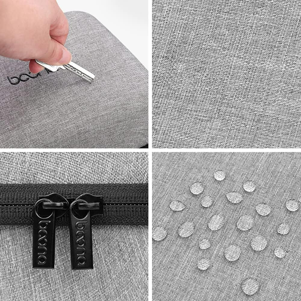 Case for PS5 Controller, Xbox Series X/S, Carrying Case Game Controller Holder Heavy Duty Protective Cover Hard Shell for Sony-Grey image number 6