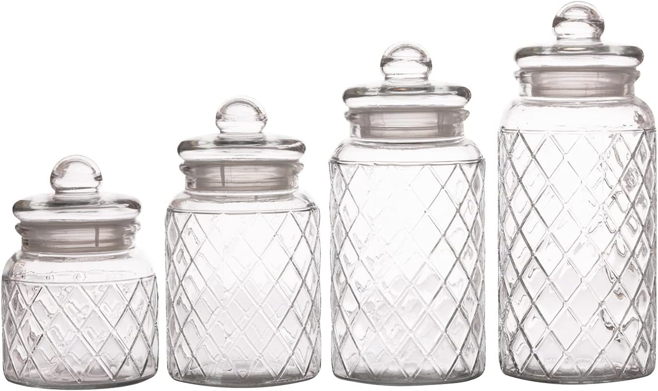 Casa Domani Trellis Storage Jars Set 4 Gift Boxed image number 4